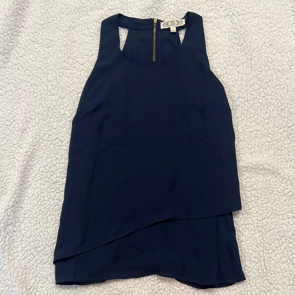 Navy tank top